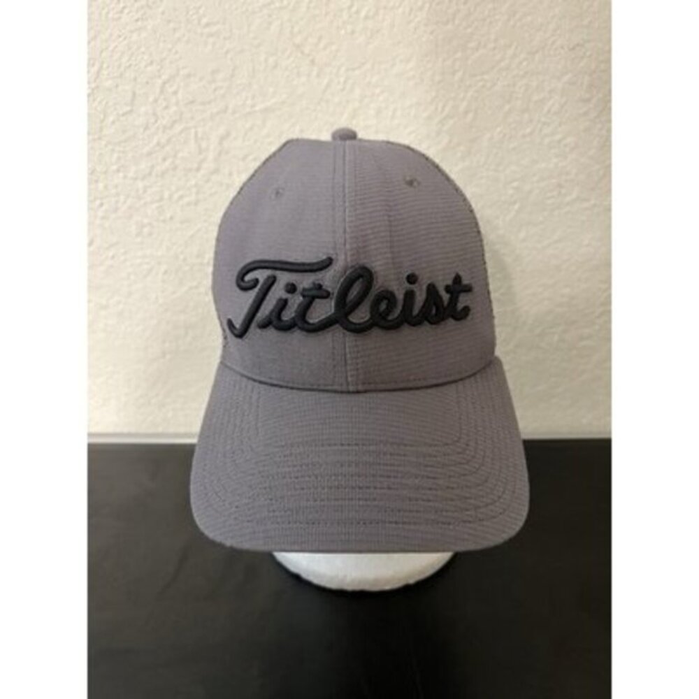 Titleist Trucker Hat Cap Men’s Gray Golf Golfer Snapback Mesh FootJoy Pro V1